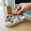 1Pc Panda Shaped Decorative Vanity Tray, Adorable Face Design Storage Dish, Perfect for Holding Keys Eyeglasses