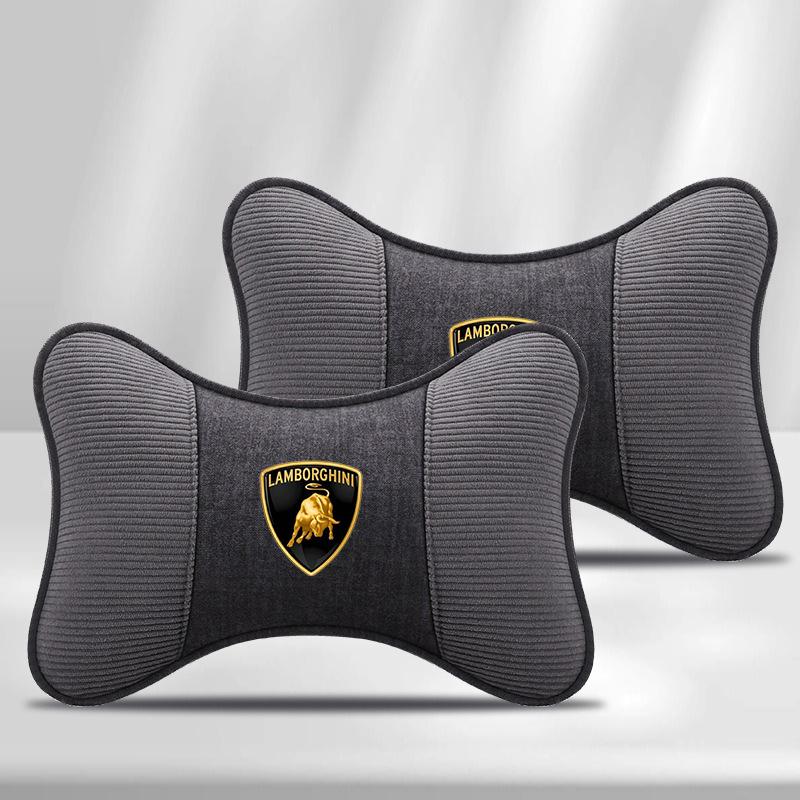 Breathable Car Headrest Neck Support Seat Pillow Protect Neck For Lamborghini LP570 LP610 Urus LP700 LP770 Aventador Keyring TT3