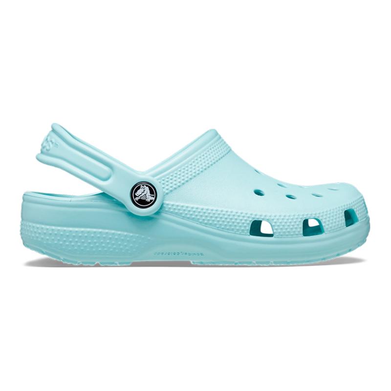 Crocs Classic Clog Wear-resistant Hole Children's Sandals Light Blue Children's Model