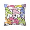Custom Luxury Sanrio My Melody Anime Cushion Cover for Sofa Polyester Cartoon Cute Throw Pillow Case Bedroom Decoration