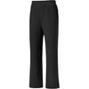 Loose Fit Flared Knit Durable Casual Pants Women Bottoms Black P226W031-0018