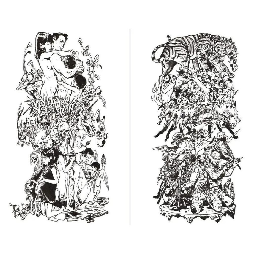 Illustration Book 2018 Sketch Collection, Kim Jung Gi, English