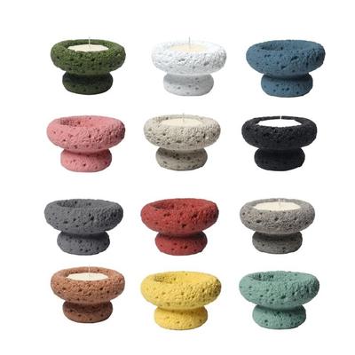 Cement Mold for Candle Making, Tea Light Tray, Concrete Plaster Candle Holder