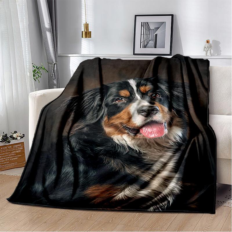 Personalized German Shepherd blanket Husky tiger camping picnic blanket living room sofa throw blanket