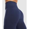 Gymshark Vital Seamless Leggings Heavy Blue  Marl B1a2b Ucw7