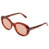Tom Ford Lily Photochromatic Pink Oval Ladies Sunglasses Ft1009 53y 55