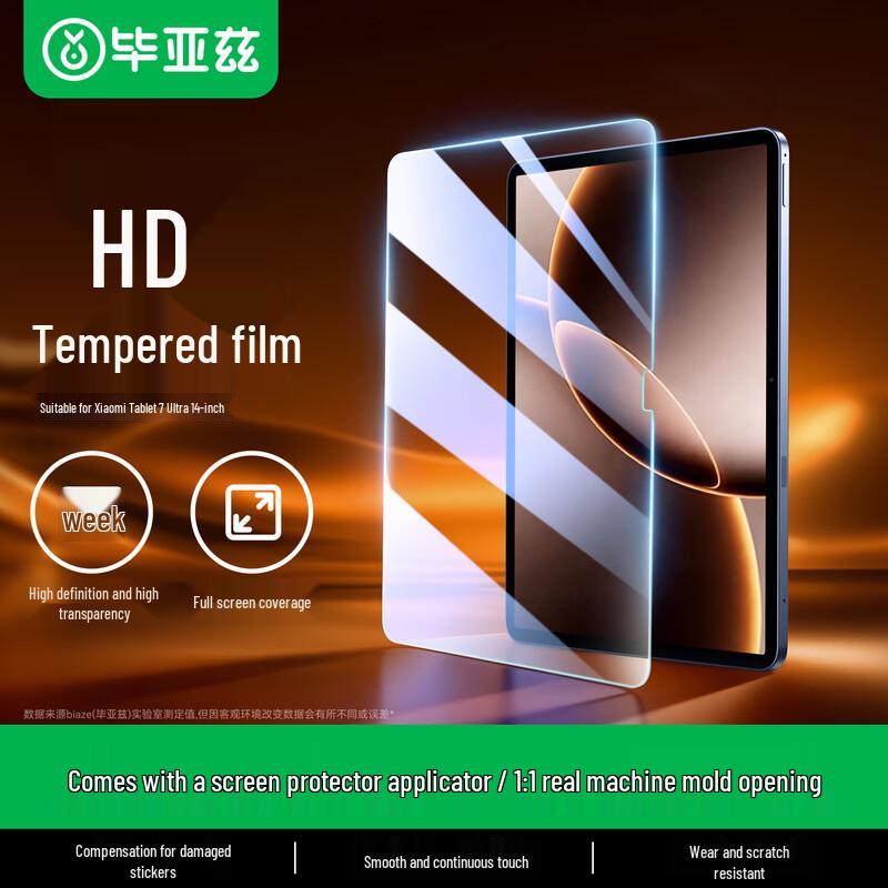 Biyazi Tempered Glass Screen Protector for Xiaomi & Redmi Tablets
