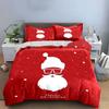 Santa Claus Christmas Design Bedding Duvet Cover Set  (1*Duvet Cover 2*Pillowcases, without duvet insert)