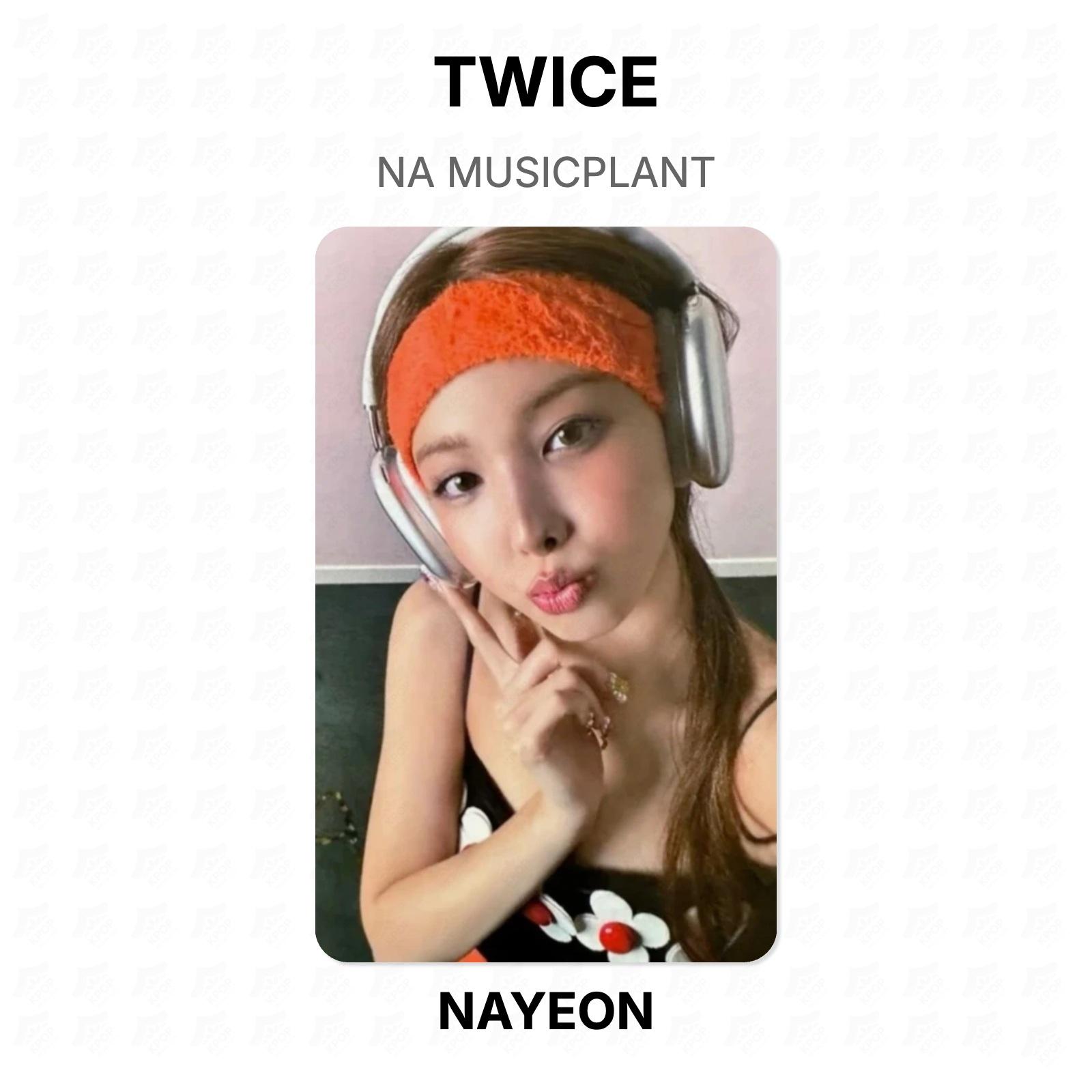 TWICE NA MUSICPLANT Official Photocard NAYEON