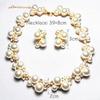 Trending Bridal Pearl Necklace & Earrings Set