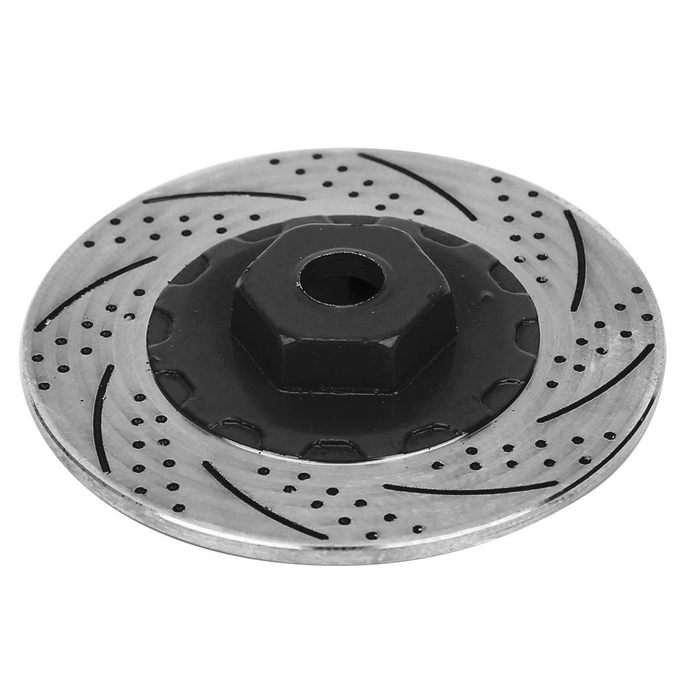 4Pcs Metal Simulation Brake Disc Calipers for Traxxas TRX4 TRX6 110 RC Series Carblack