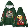 Popular Anime Pattern Hoodie For Men Women Hazbin Hotel Hooded Sweatshirt Trend Street Unisex Clothes Fashion Clothing