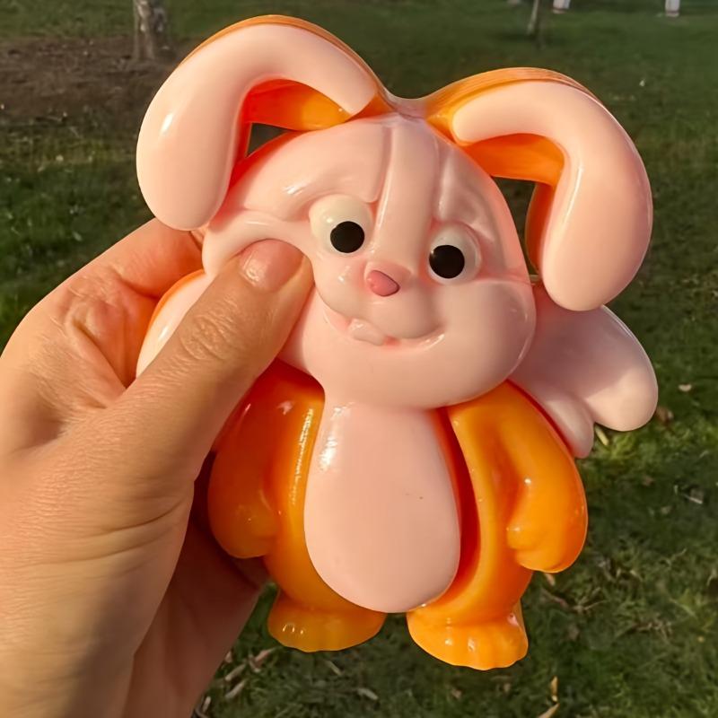 Squishy Big Bunny Fidget Toys Cute Antistress Rabbit Squeeze Toy Simulated Animal Stress Relief Toys for Girls Christmas Toys