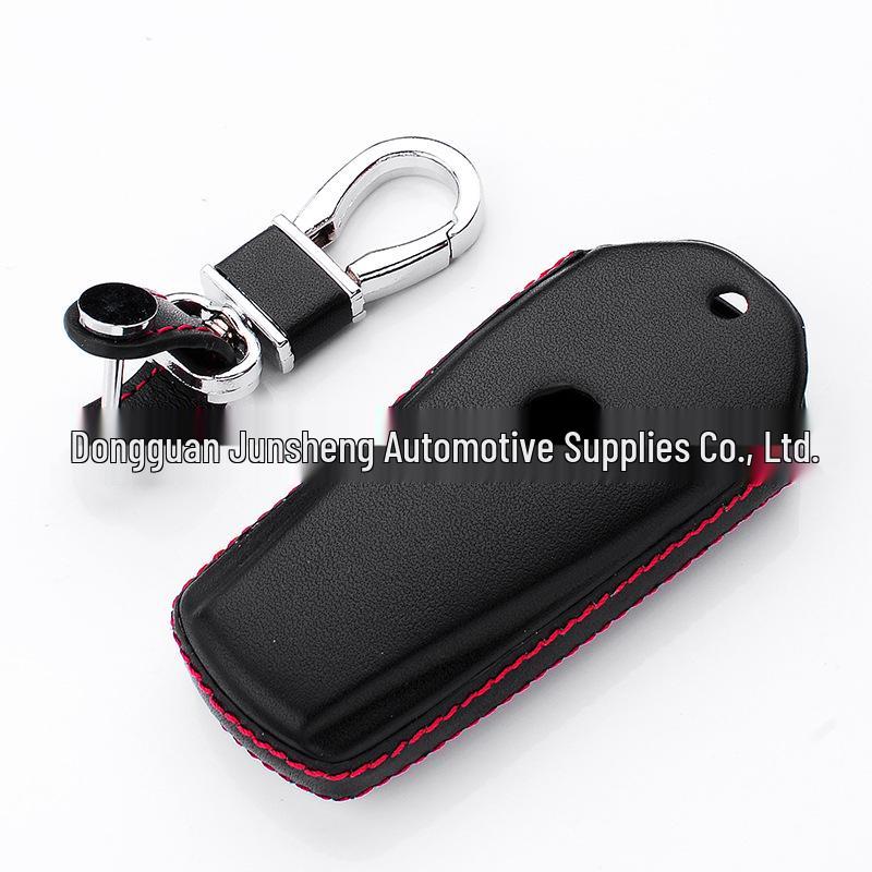 4D Leather Key Case for Volkswagen CC, Magotan, and Passat - 3-Button Smart Cover