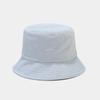 Korean Version of the New Towel Material Bucket Hat Symbol Embroidery Internet Celebrity Foldable Basin Hat Spring and Autumn Outdoor Visor Hat Chil