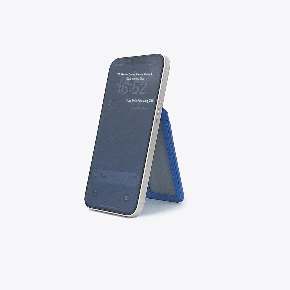 Apple iPhone 16 Pro Max Magnetic Hinge Card Holder & Foldable Flip Stand