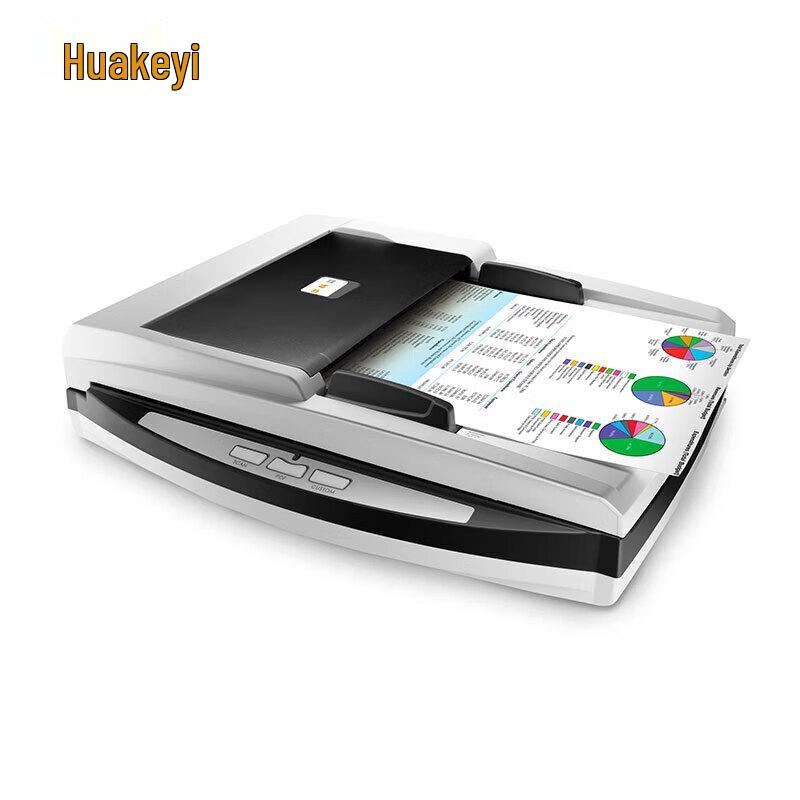 

Huakeyi DS-4480 A4 Dual Platform High-Speed Document Scanner CN plug (adapter included)
