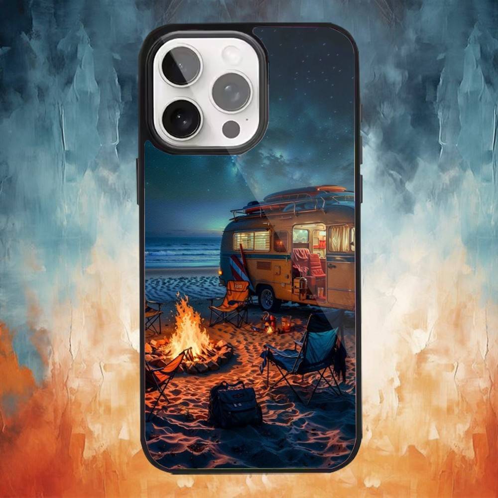 Combi Van Car Outdoor Camping Phone Case For iPhone17,16,15,14,13,12,11 Plus,Pro Max Magnetic Magsafe Wireless Charging