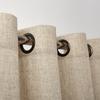 Curtains Natural Linen Curtains, Bedroom Living Room Multi-Color Semi-Blackout Curtains Finished Products