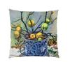 Retro Oil Painting Fruits And Vegetables Pepper Flower Pattern Pillowcase Car Living Room Sofa Decoration Pillowcase 45*45Cm