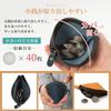 Kameto Bag Manufacturing Small zipper wallet with genuine leather and YKK Compact and compact mini coin case for men and genuine Co., Ltd. L-shaped