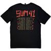 Sum 41 Unisex Adult Tour Â´24 Fuck Sum 41 T-Shirt
