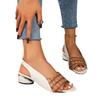 Damen Sandalen aus weichem Leder, Damenschuhe in Übergröße