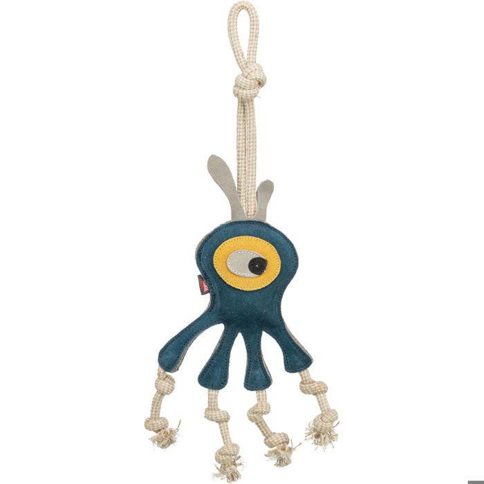 Jouet Pour Chien - TRIXIE - Monstre Sur Corde - Cuir Durable - Grand - Extérieur