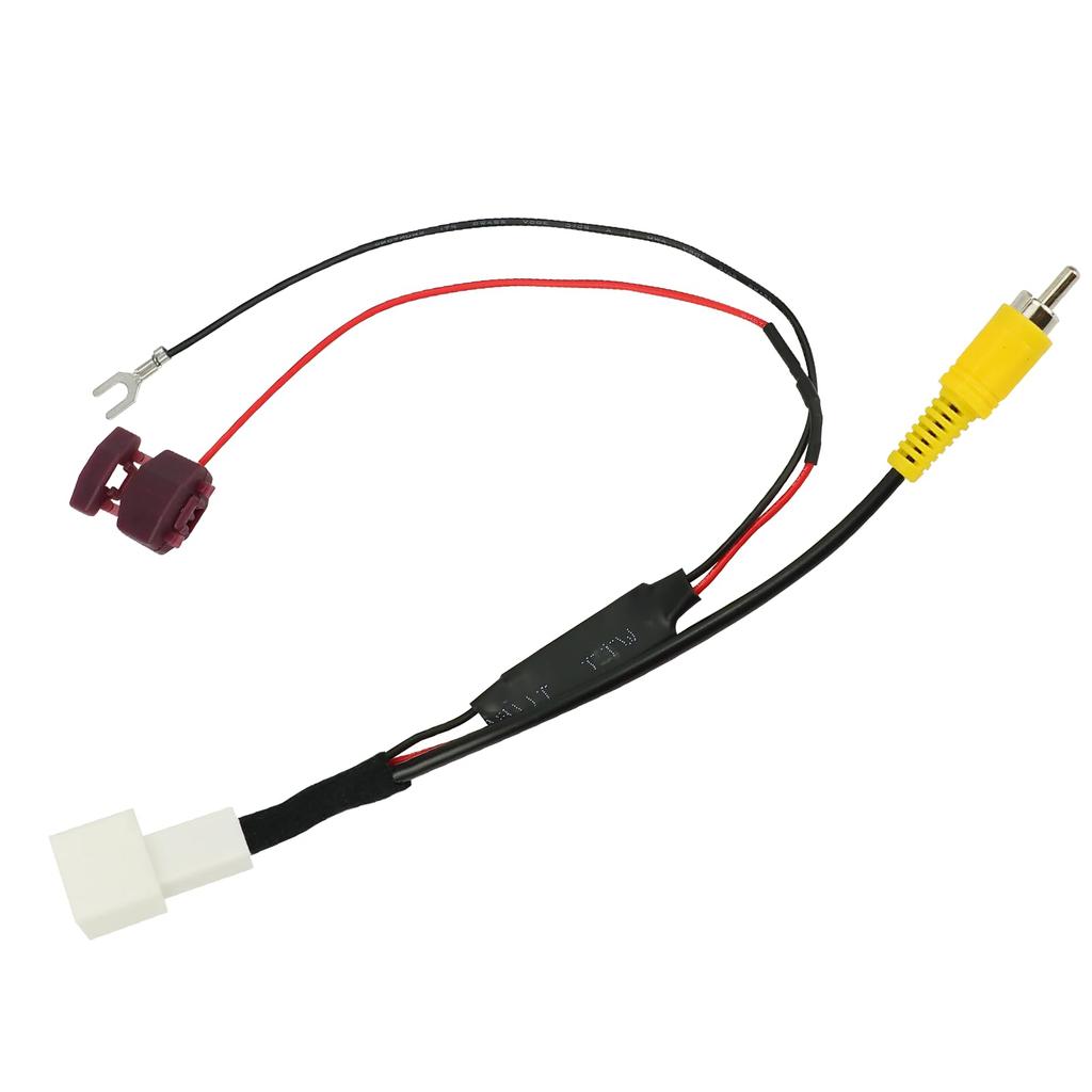 RCA003T Rear Camera Conversion Adapter for Toyota/Daihatsu/Eclipse Compatible SANQUUQOO, Conversion Harness for Connecting Genuine