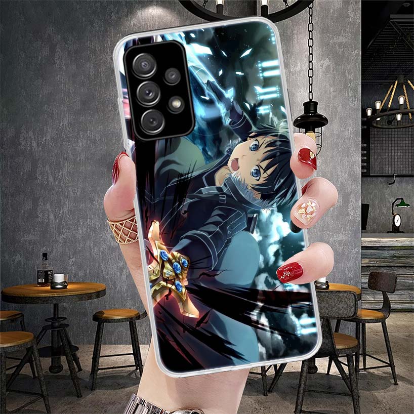 

Мягкий чехол для телефона Sword Art Online для Samsung Galaxy A13 A14 A15 A16 A17 A53 A54 A55 A56 A57 A33 A34 A35 A36 A37 A23 A24 A2 Samsung A57