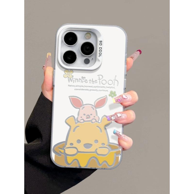 Couple Winnie the Pooh for iphone14 Apple 15promax phone case Huawei mate60P50 Honor 90