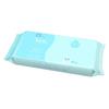 LEC 99.9% Pure Water Flushable Wet Wipes for Adults, Medium Size, 60 Wipes, Made In Japan, Mild Acidity, Unscented