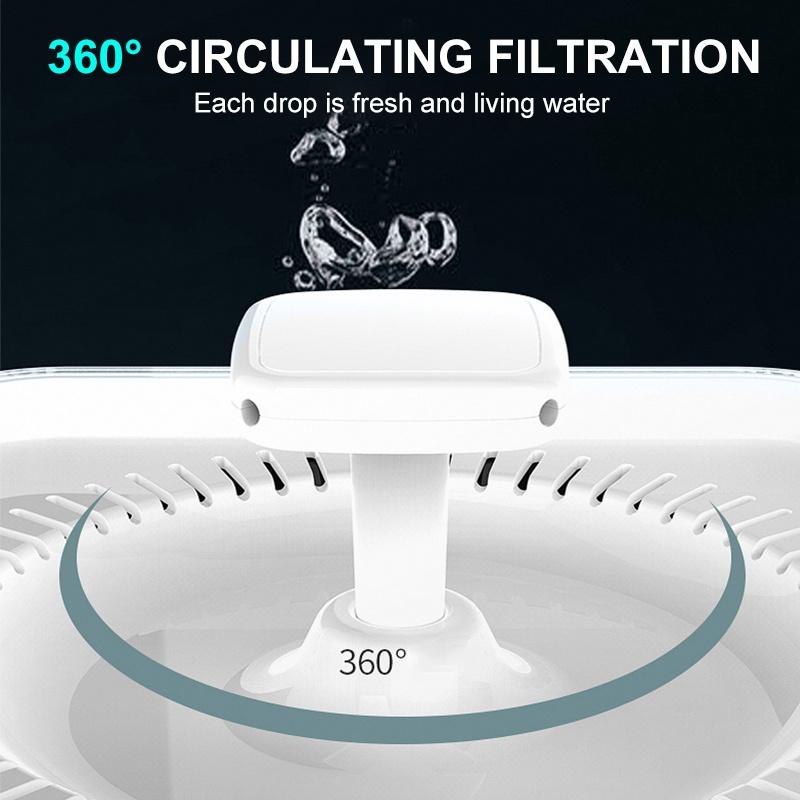 3l USB Automatic Pet Dog Cat Feeder Water Fountain Cat Water Fountain 360 °Circulate Pond Water Purifier