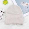 Autumn/Winter Solid Color Knitted Retro Round Top Hat Outdoor Cold-Proof Windproof Flat Head Hat