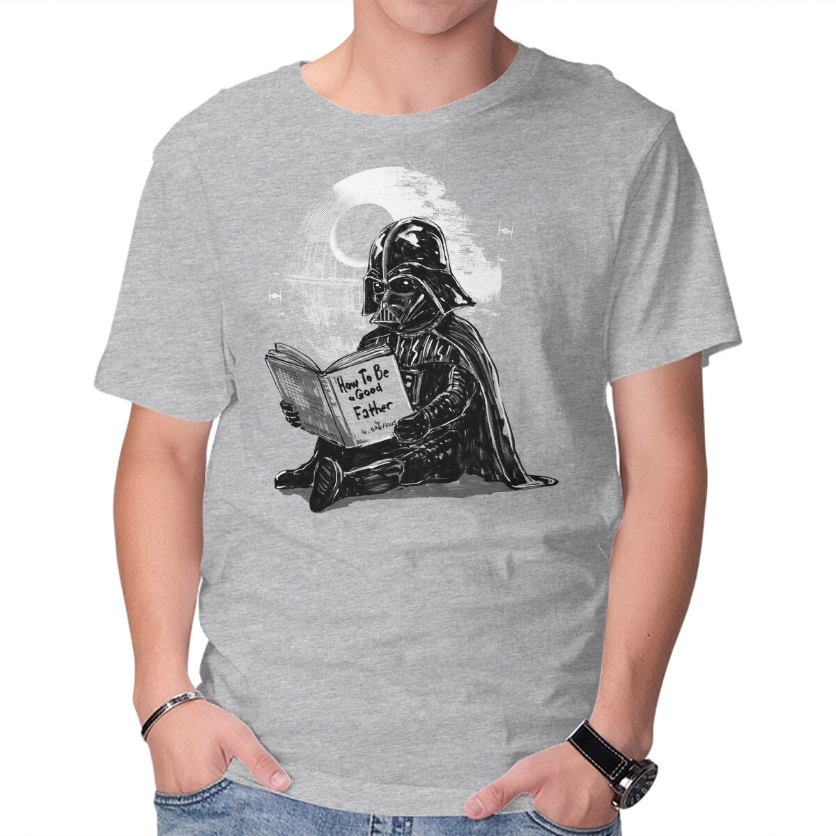 Unisex Crew Neck T-Shirt The Good Father Graphic Short Sleeve Casual Tee XXXXL