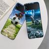 Football Field Phone Case For Samsung Z Flip 7 6 5G Galaxy Z Flip 5 4 3 Black Hard Cell Cover Luxury PC Shell Coque