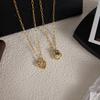  Stainless Steel Round Ring Paperclip Chain Necklace Waterproof Personalized Fashion Handmade Pendant DIY Accessories