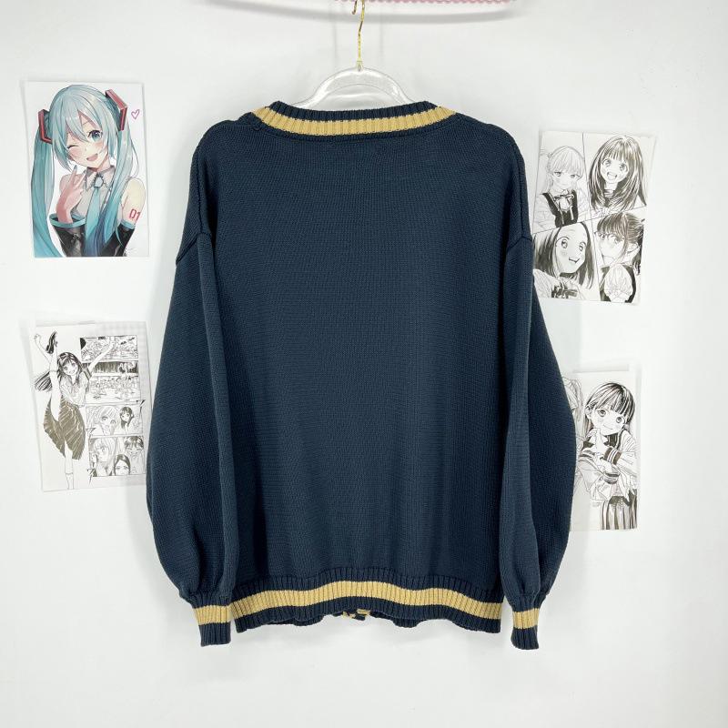 Sui Ying College Style Long-Sleeved Cardigan – Autumn/Winter JK Uniform Sweater