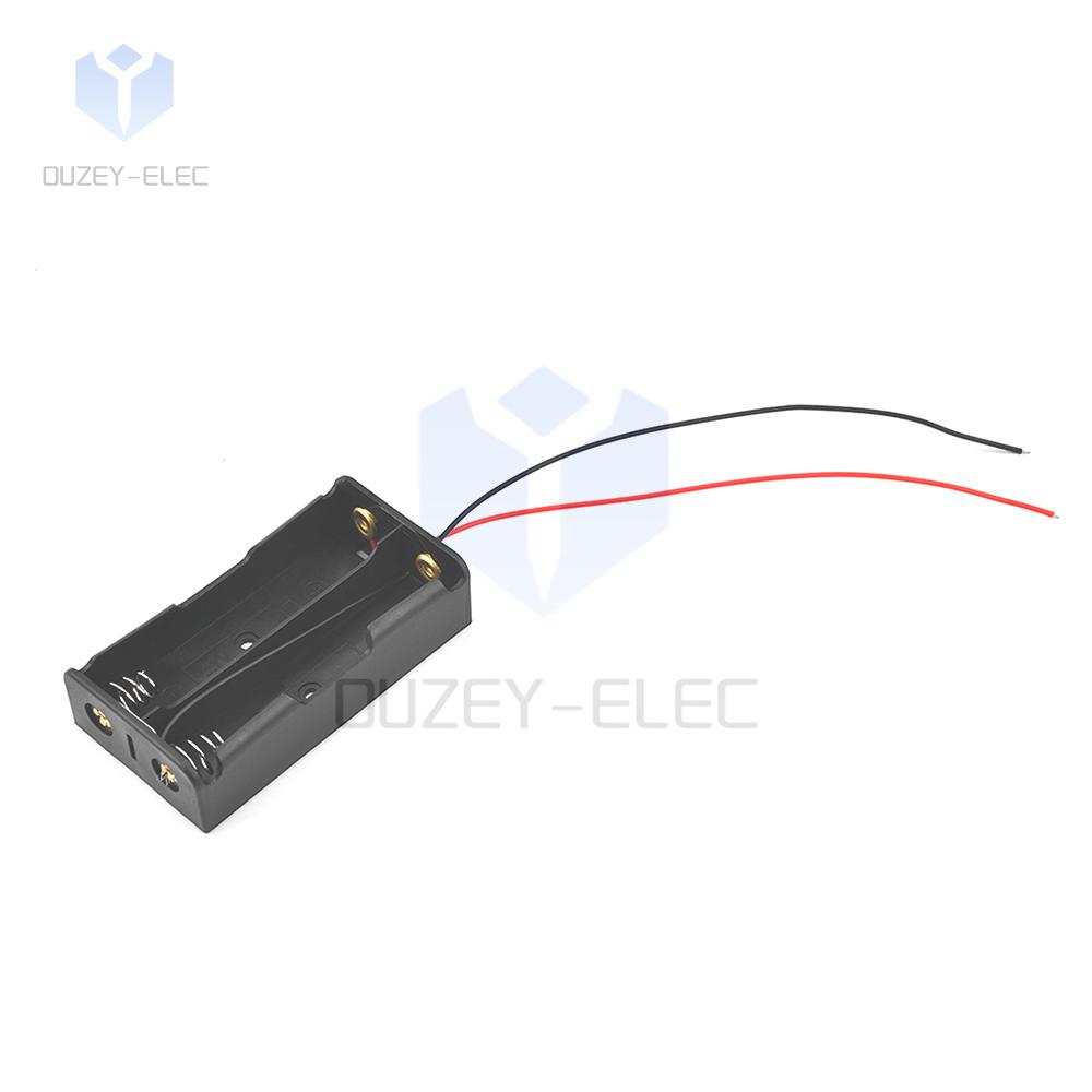 18650 Power Bank Cases 2/3/4 Slots 3.7V DIY Battery Storage Box Plastic Batteries Case with Connect Lead Parallel Battery Box