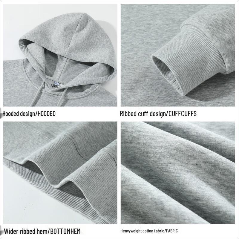 Baleno Men's Autumn Hooded Pullover Sweatshirt with JPB Abstract Zebra Print