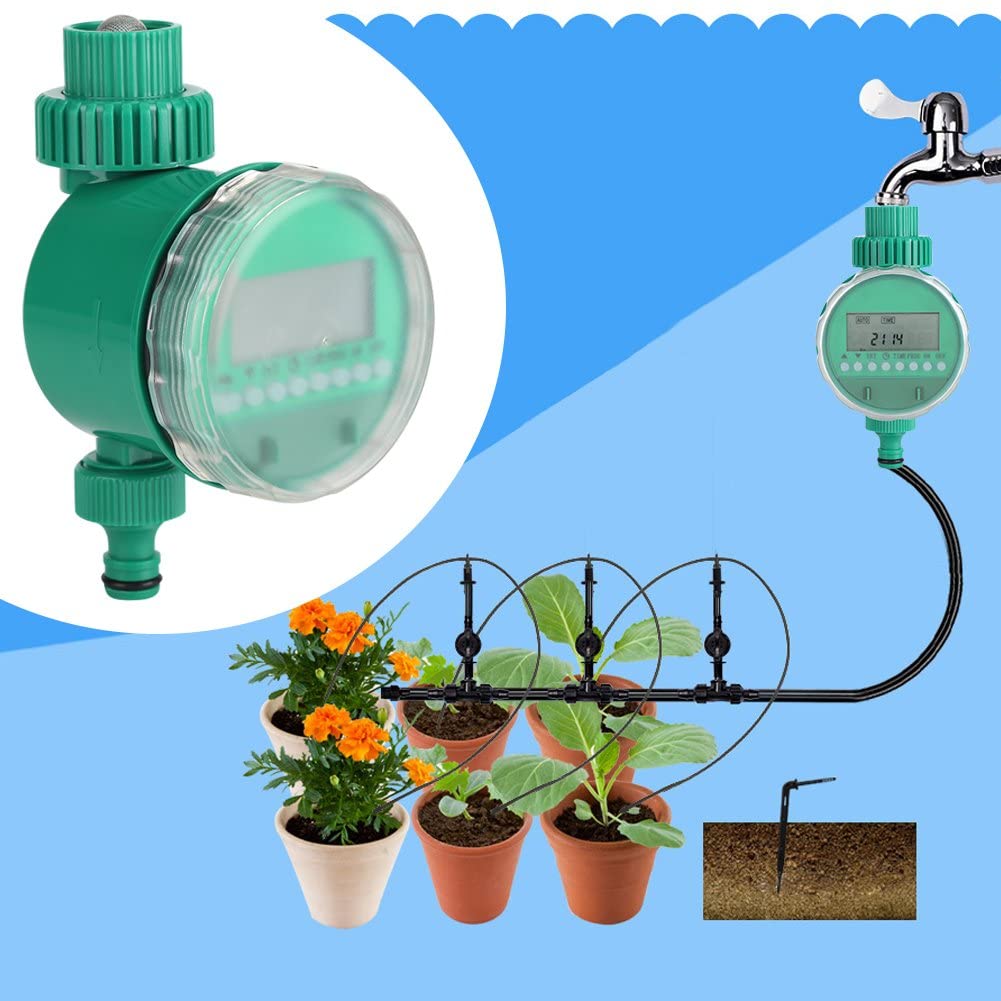 RIG5164 CONTROLLER IRRIGATION PROGRAMMER DIGITAL LCD CLOCK Weekly Valve