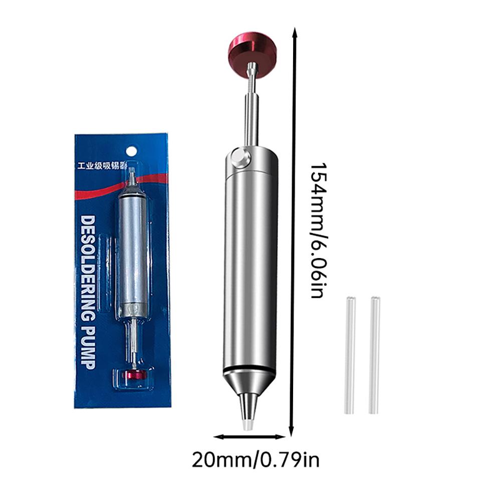 Manual Solder Sucker All-aluminium alloy soldering iron repair tool For component soldering and maintenance