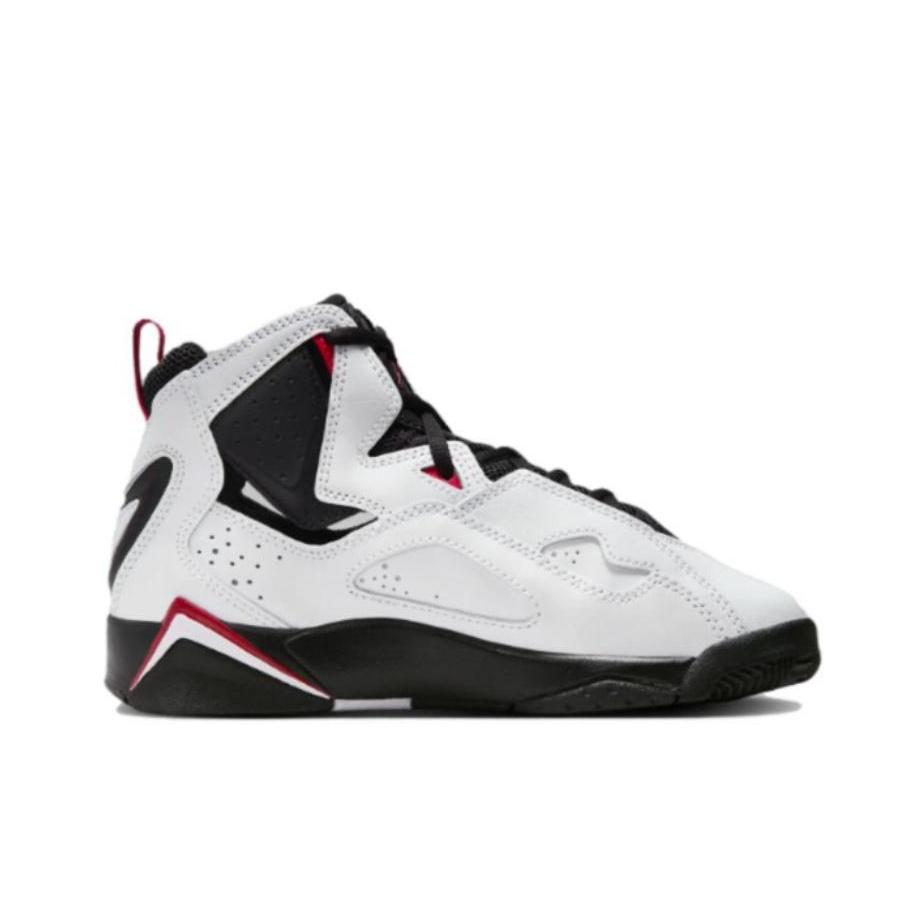 New Jordan True Flight White/Varsity Red Black GS 343795-160