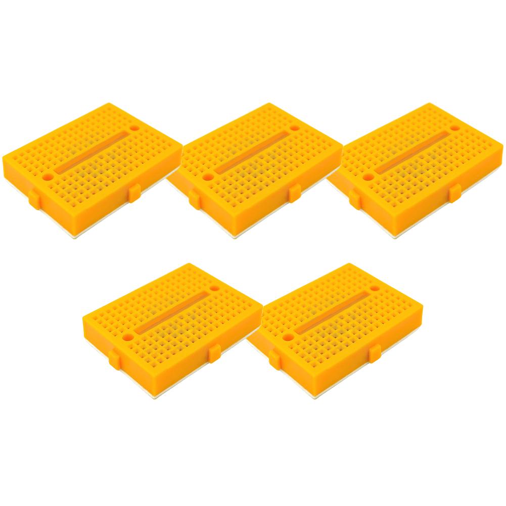 1-10PCS SYB-170 Mini Solderless Prototype Breadboard 170 Holes Breadboard Prototype Board 35x47mm for Small DIY Kits
