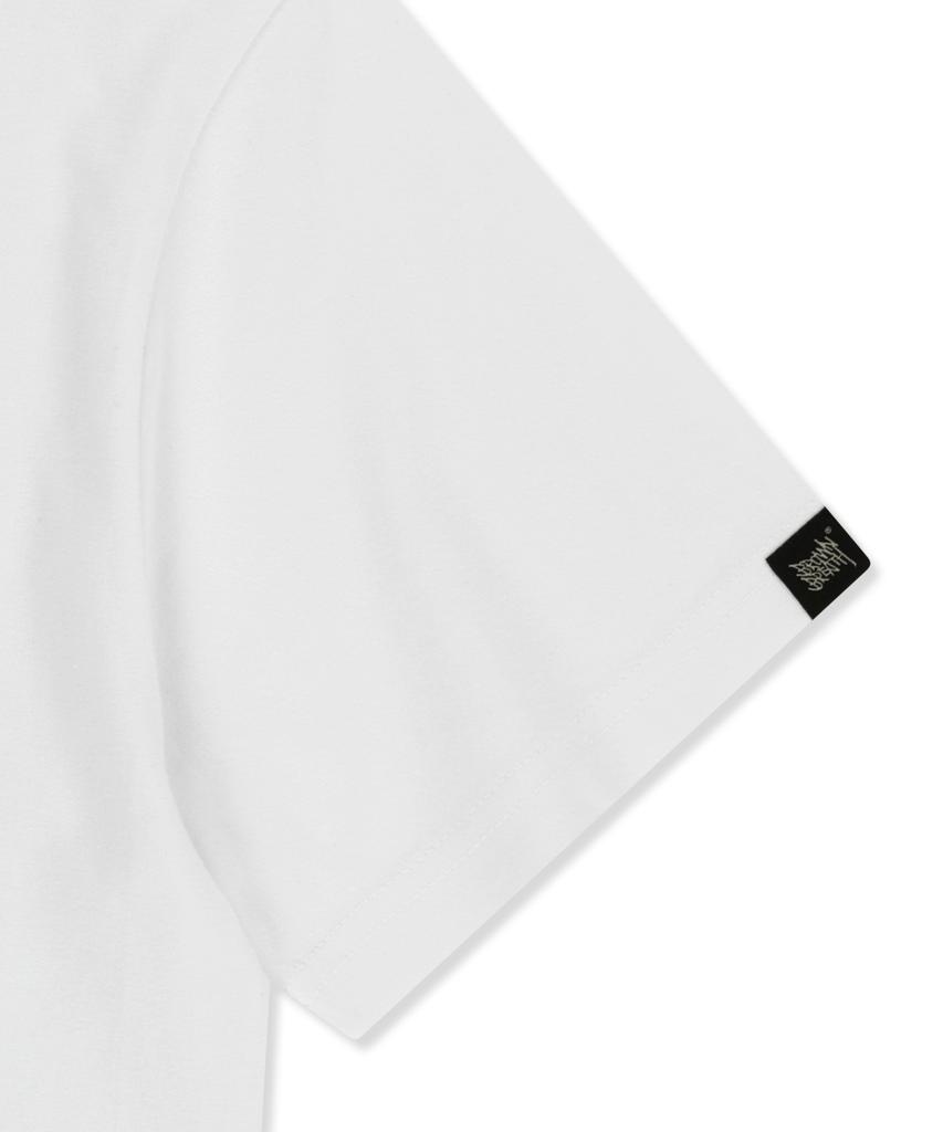 BROWNBREATH Bb Tag Small Logo Tee - White