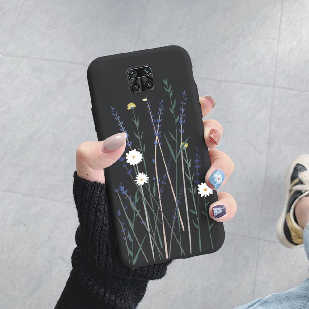 Plant Rose Daisy Love Heart Leopard Pattern Phone Case For Xiaomi Redmi Note 9 8 10 11 7 Pro 8T Soft Shockproof Women TPU Cover