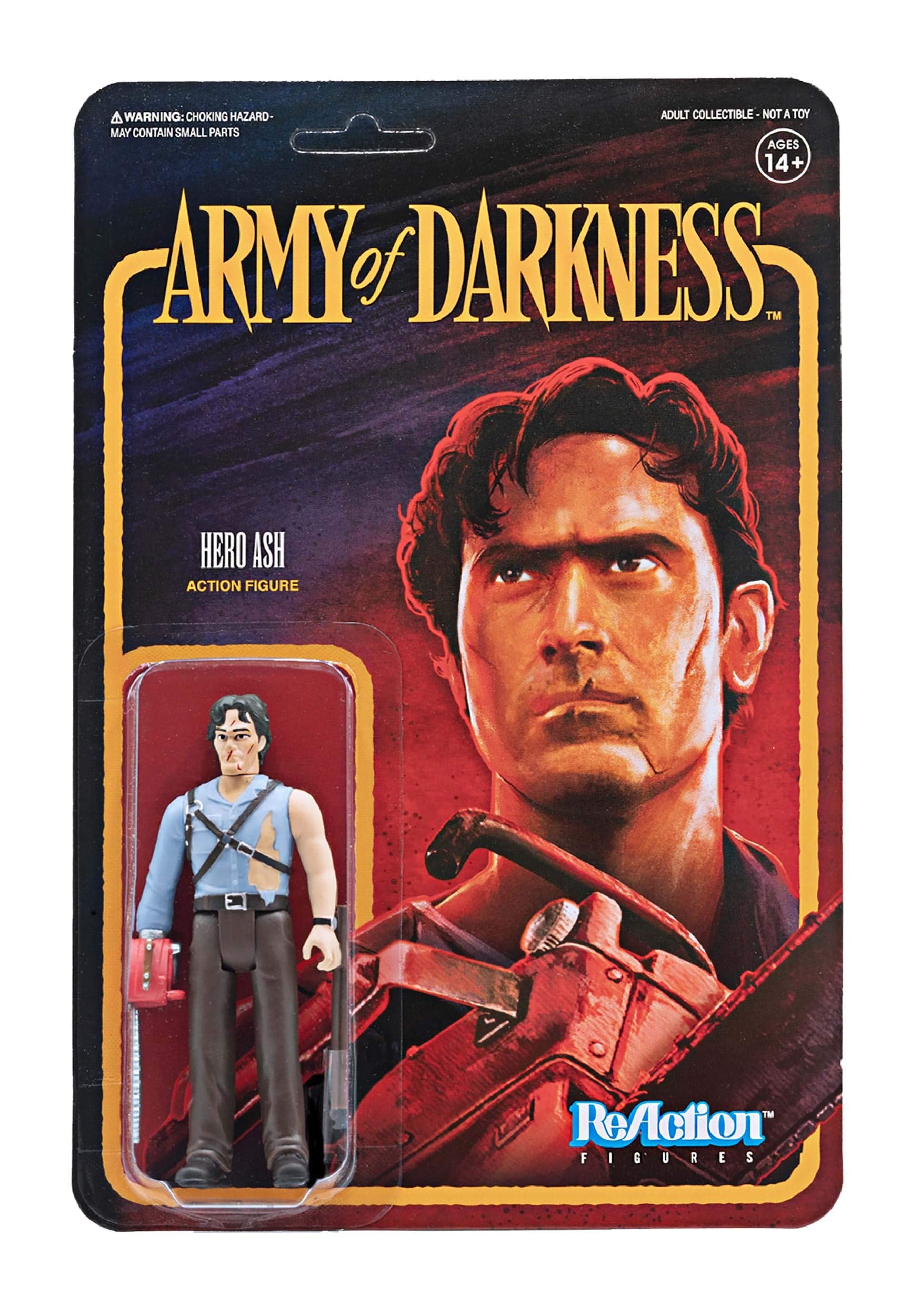 

Army of Darkness ReAction wave 1 Ash with Chainsaw Hand -