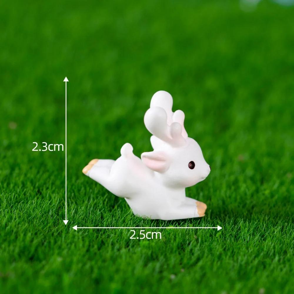 

Миниатюрные фигурки, милые маленькие лоси, олени, животные, микроландшафтные украшения для украшения дома, декор комнаты, настольные аксессуары