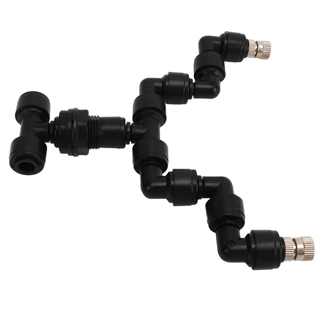 Reptiles Mist Sprinkler Double Head 360 Degree Rotation Spray Nozzle for Climbing Pet Feeding Box