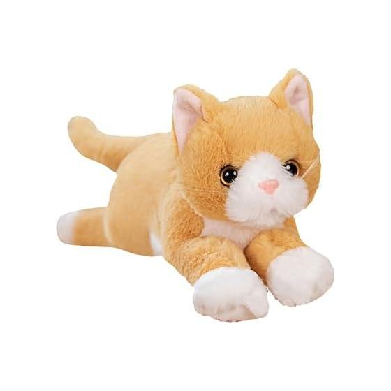 Cat Stuffed Toy Cat Cute Gift Present Toy Body Pillow Fluffy Fluffy (Tiger)